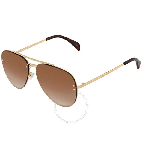 celine cl 41392 s|Celine Brown Mirror Pilot Sunglasses CL41392S J5GQH 58.